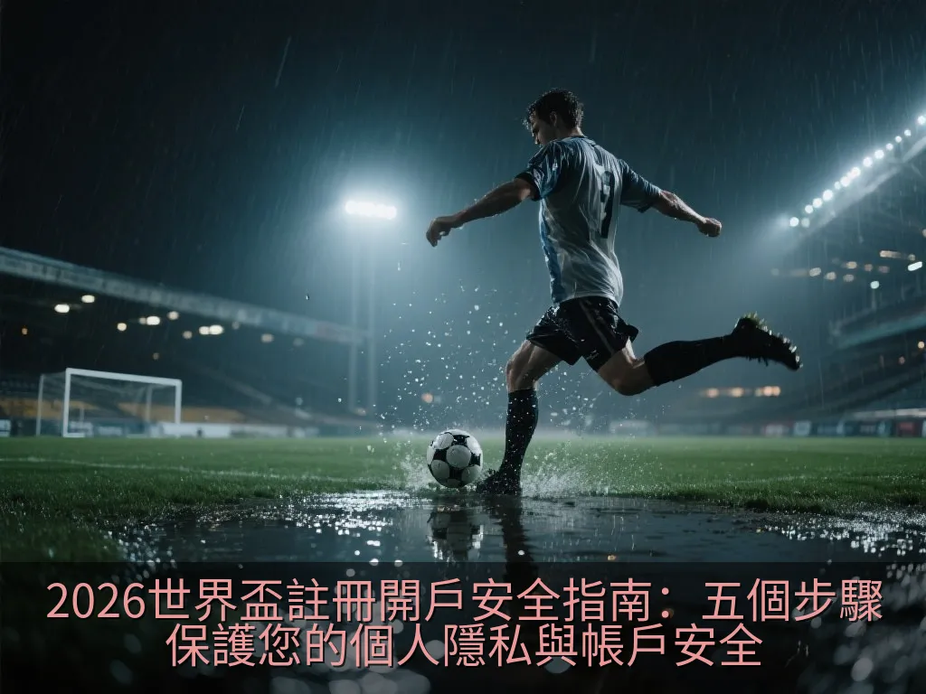 2026世界盃註冊開戶安全指南：五個步驟保護您的個人隱私與帳戶安全
